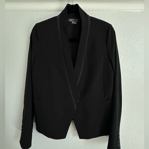Vince Assymetrical Black Wool Women's Blazer